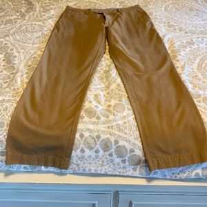 Cremieux Dark Tan Khakis 34 X 32